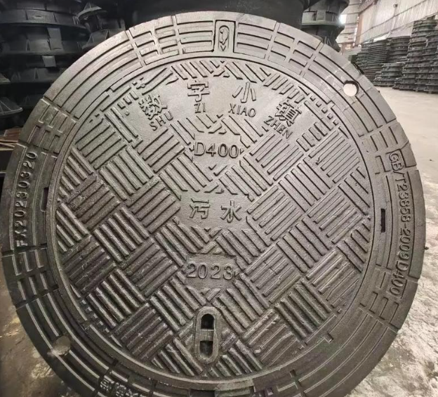 宝山球墨铸铁防沉降井盖展示